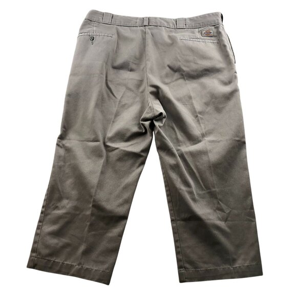 Dickies Mens Work Pants Size 40x30 Khaki Chino Straight Relaxed Tan Workwear - Picture 2 of 14